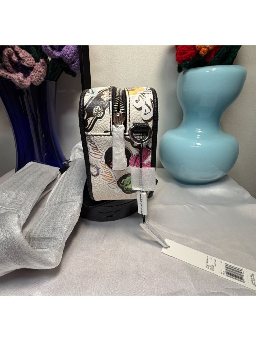 Marc Jacobs Snapshot Small Camera Bag Multicolor Print With Tags New - Picture 3 of 6